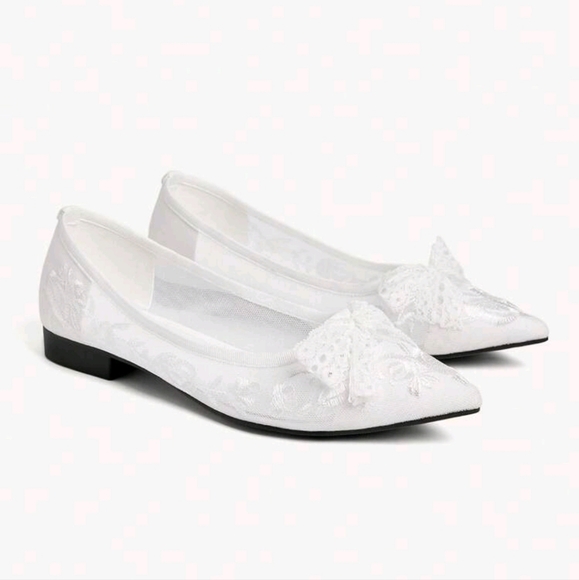 Shoes - Elegant Bow-Knot Pointed Toe Cloud-Soft Flat Shoes,Sweet & Charm